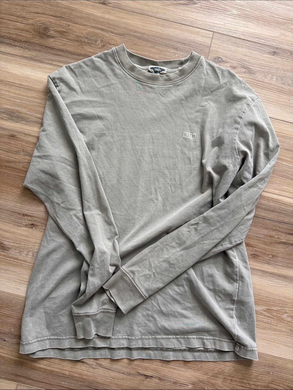 Kith Long Sleeve Crewneck Shirt - Sage Green